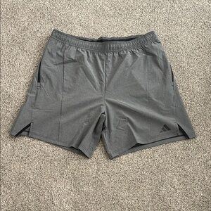 Adidas Men's Charcoal Athletic Shorts